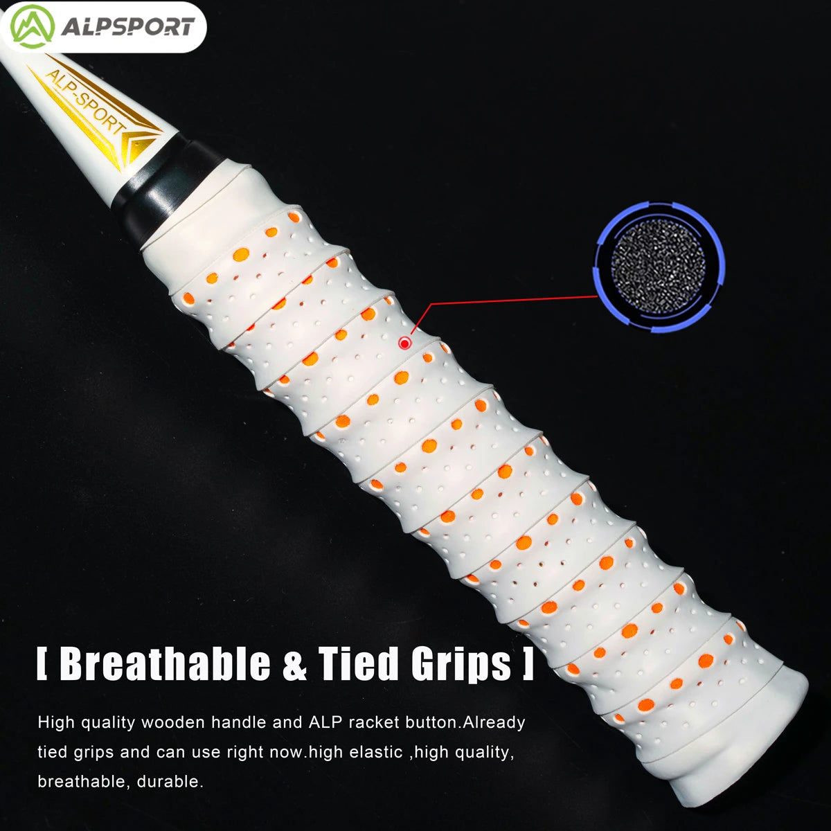 Alpsport 10U Air Elite Pro Badminton Racket Ultra Light For All Skill Levels