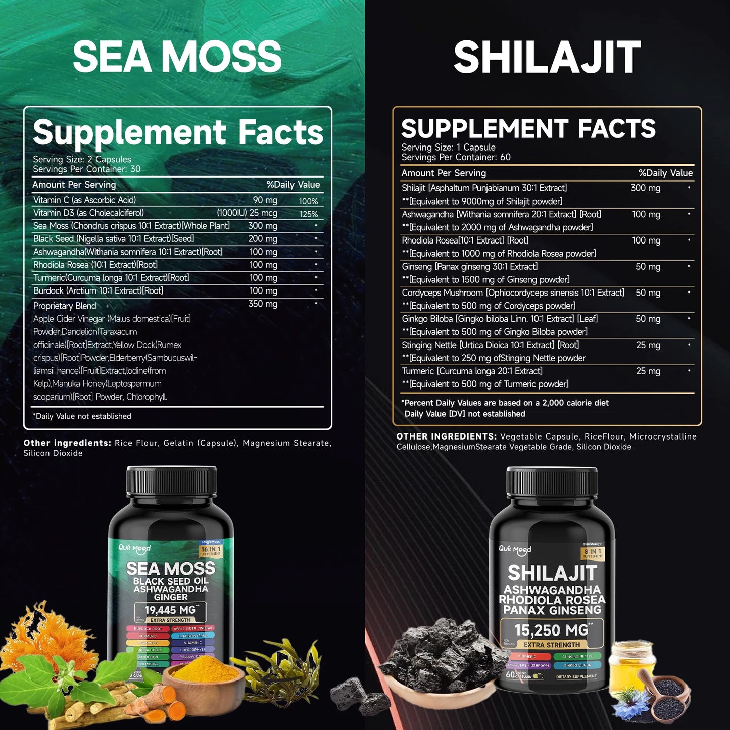 Quit Mood presents a powerful Sea Moss and Shilajit bundle to elevate daily vitality.