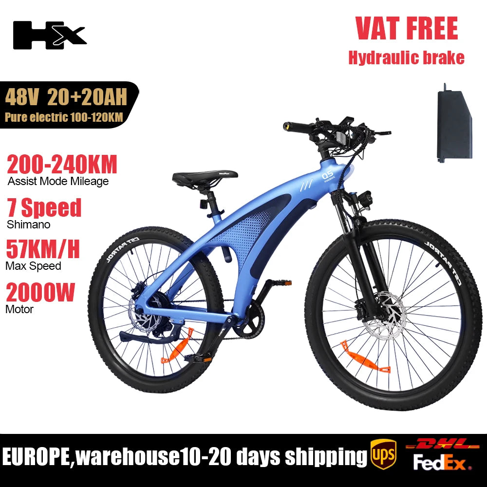 From Huanci, the HX Q5 delivers unstoppable power and rugged capability for serious riders on 27.5 inch wheels.