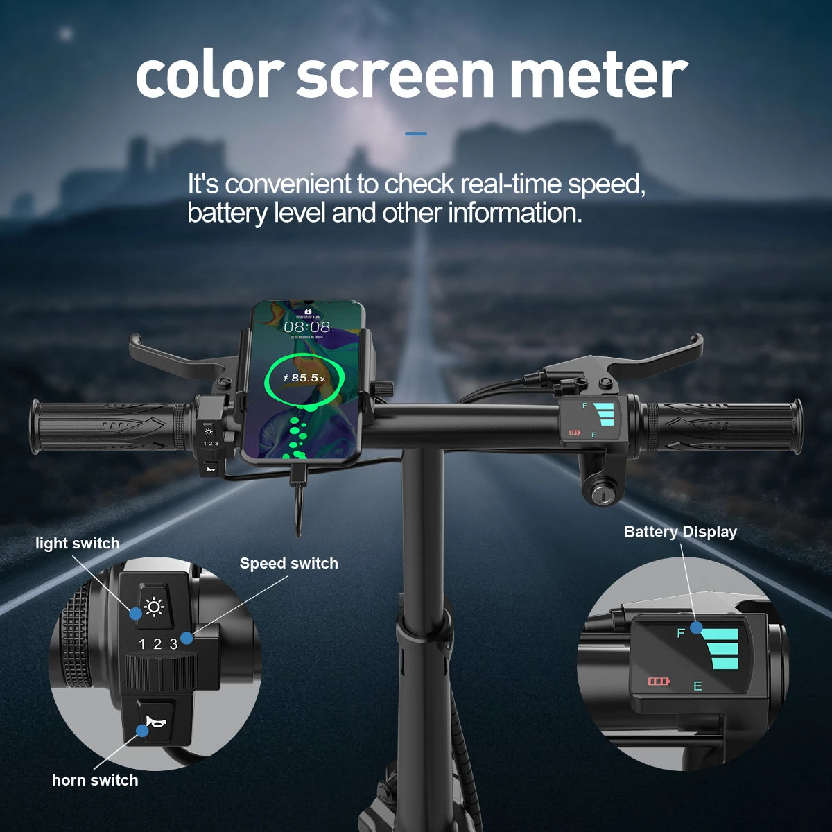 400W Foldable Electric Bike for Adults, 19 MPH, Long Range, 14" All-Terrain Tires, Dual Brakes, Portable Commuter E-Bike with Ca