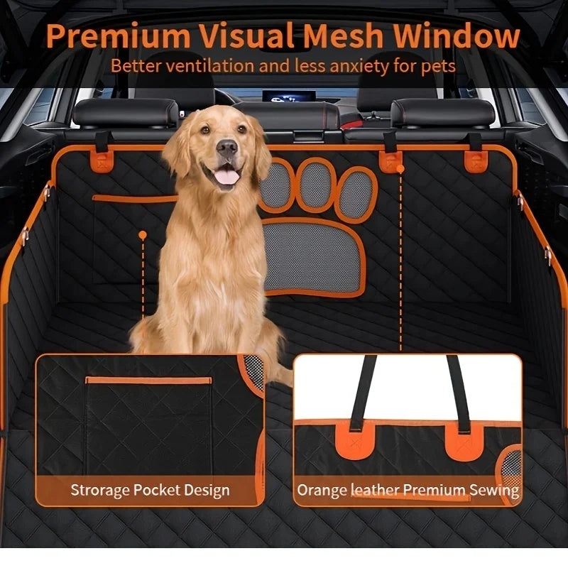 Dog Rear Seat Cover Hammock Heavy Duty Waterproof Non Slip Nylon
