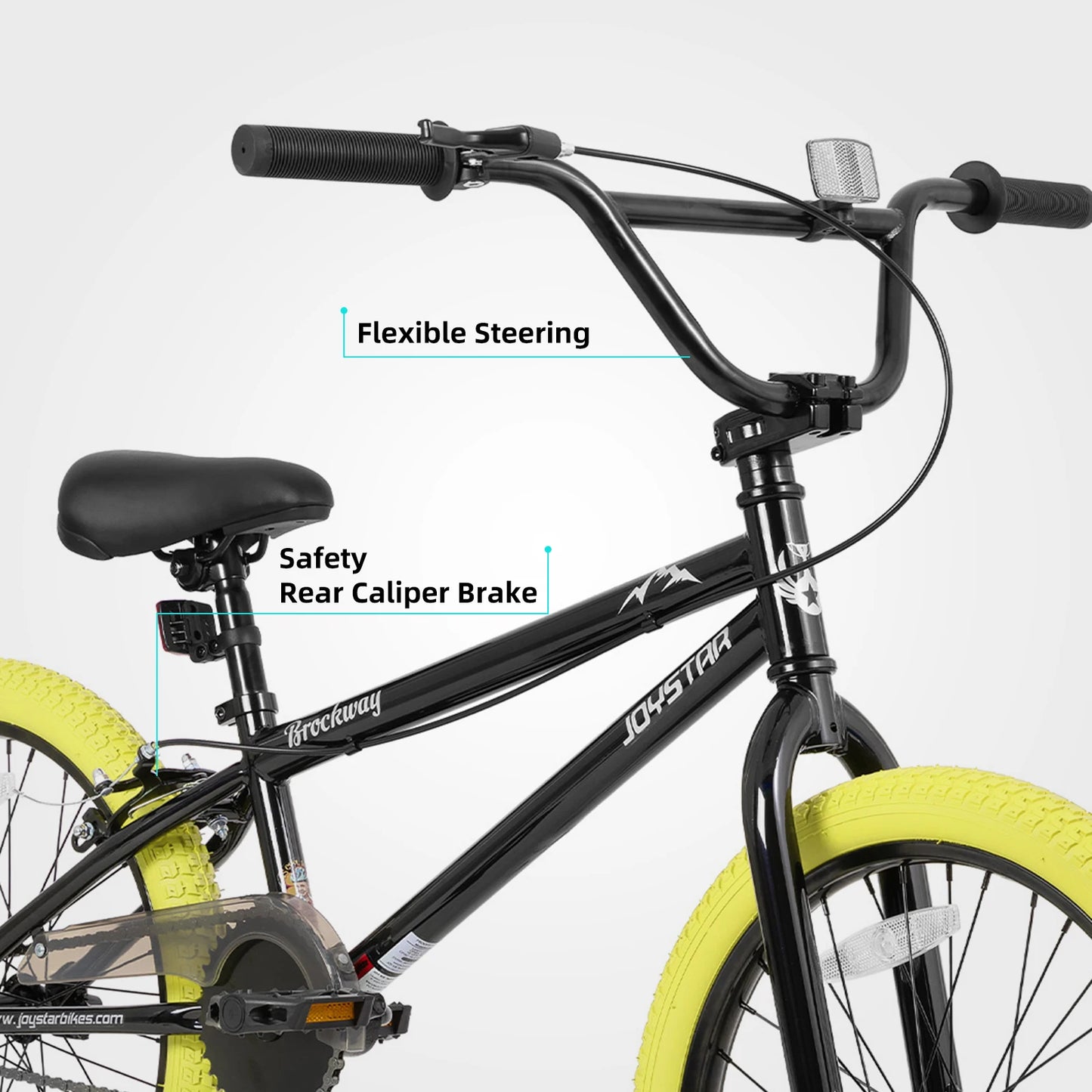 JOYSTAR Brockway Freestyle Kids BMX Bike 20 Inch For Ages 6 To 14