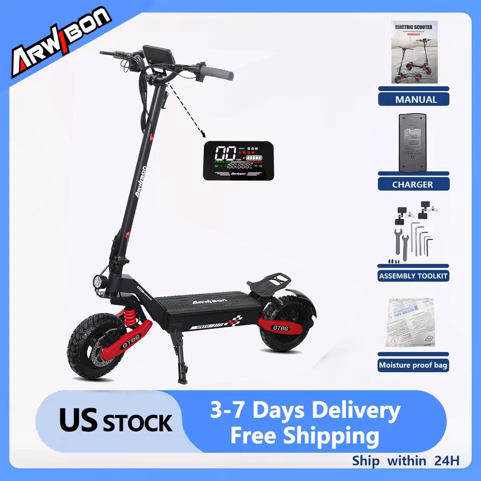Take on every street and trail with the Arwibon GT06, your lightweight power commuter that folds in seconds.