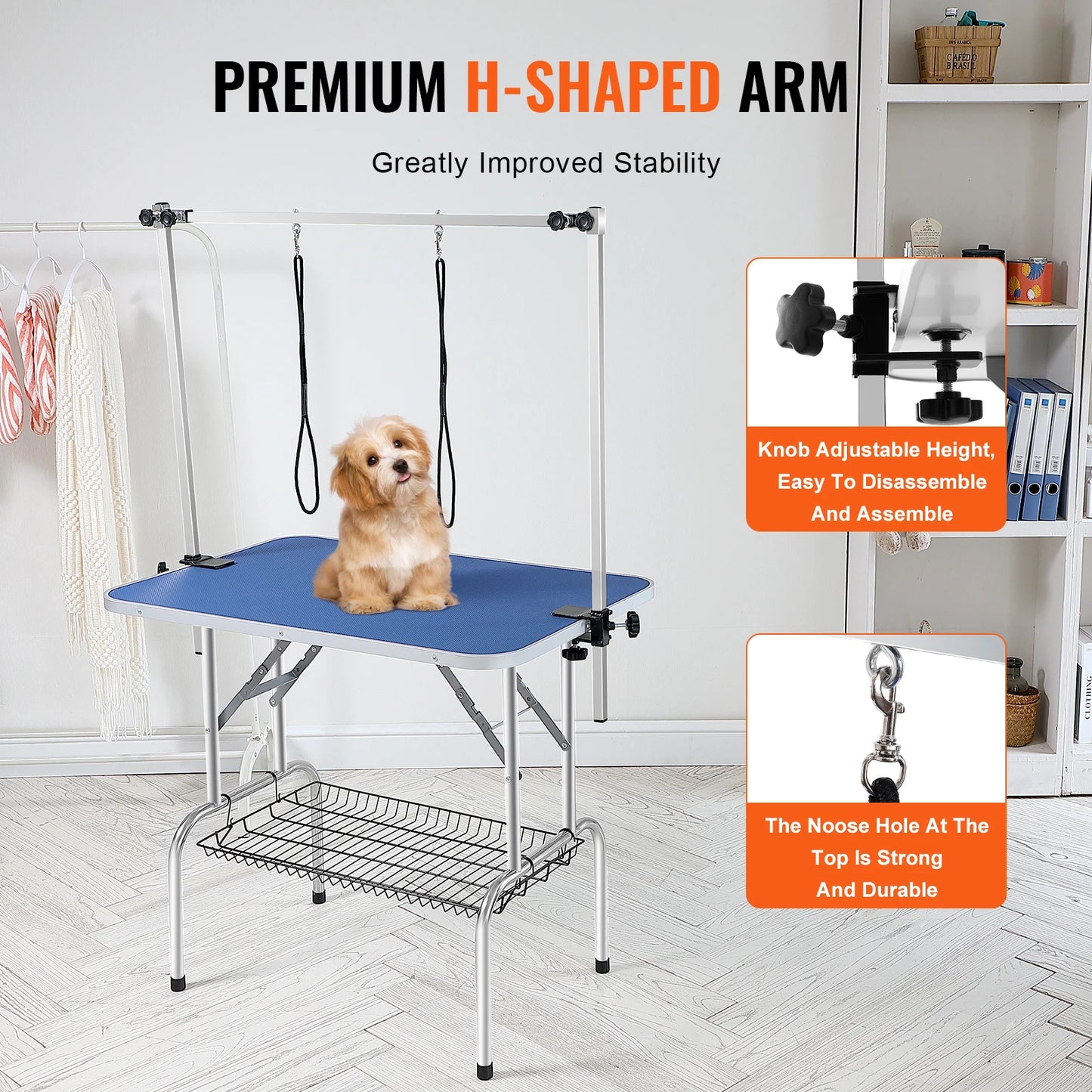 Elevate your home grooming routine with a sturdy, foldable dog grooming table that keeps pets calm and secure, delivering stable support, easy setup, and professional results with every session.