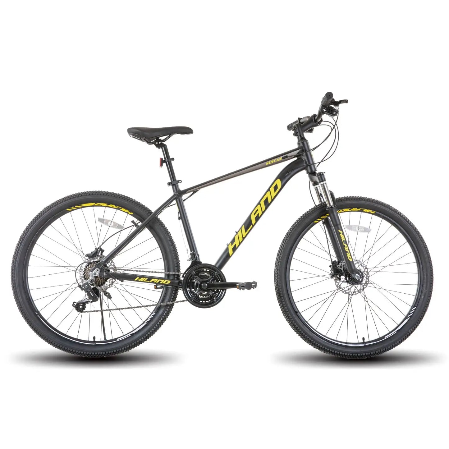 Experience rugged versatility on the Hiland Aluminum Mountain Bike, engineered for everyday adventures, delivering reliable performance whether you trail ride, commute, or push limits on rough terrain in any season for daily commuting and weekend