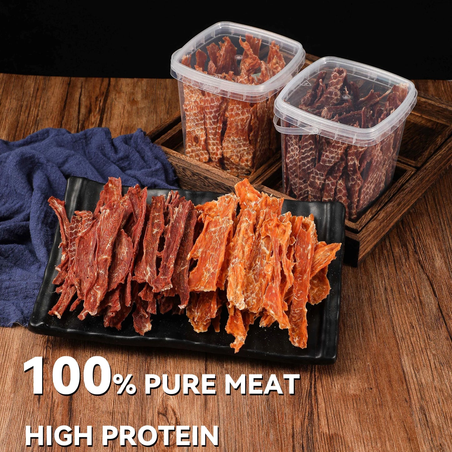 NONEDog Duck Dry Meat Treats give your dog a savory, chewable reward.