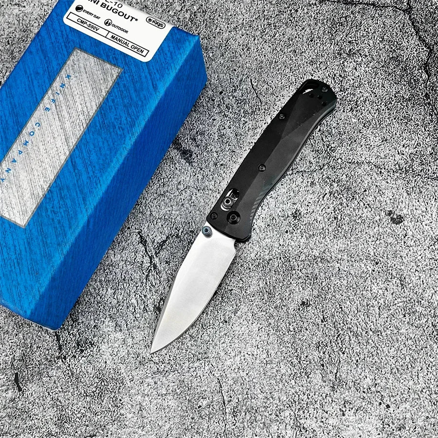 From the DIY Supplies line, the BM 533BK-2 Mini Bugout AXIS folding knife delivers rugged versatility, reliable performance, and compact practicality for outdoor adventures.