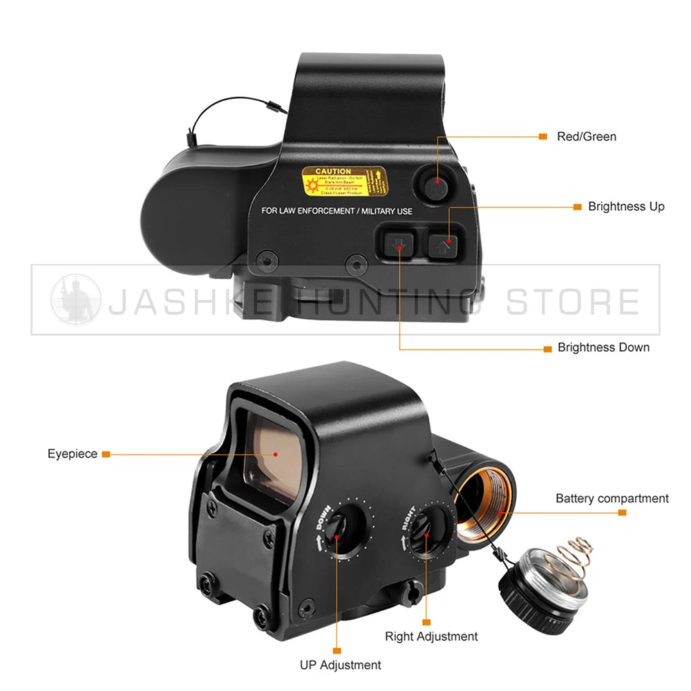 Elevate your airsoft accuracy with the Nabila G43 3X magnifier paired to a reliable EXPS3 red dot.