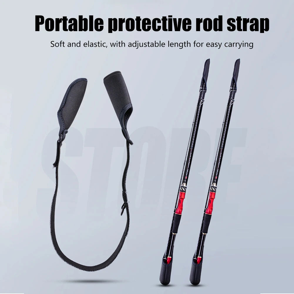 Protect your fishing rods from dings and tangles with Luya adjustable protection sleeves that keep gear organized on the go, combining rugged durability with simple folding, stacking, and quick access.