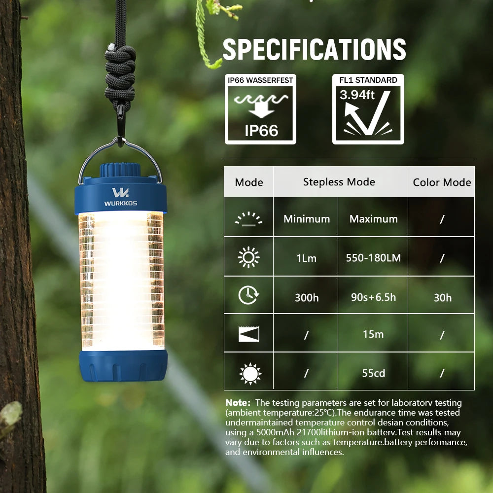 You deserve reliable illumination on every outdoor adventure, and the Wurkkos CL01 Camping Light delivers bright, compact performance with rechargeable convenience.