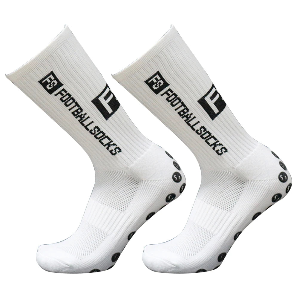 Non Slip Round Silicone Unisex Football Sock Training Dispensing Sport Stockings