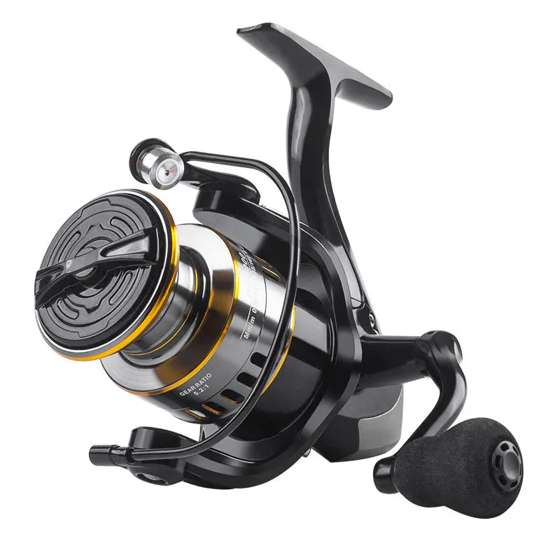Two Hand Rotating Fishing Reel He1000 7000 Series Aluminum Alloy Left Right