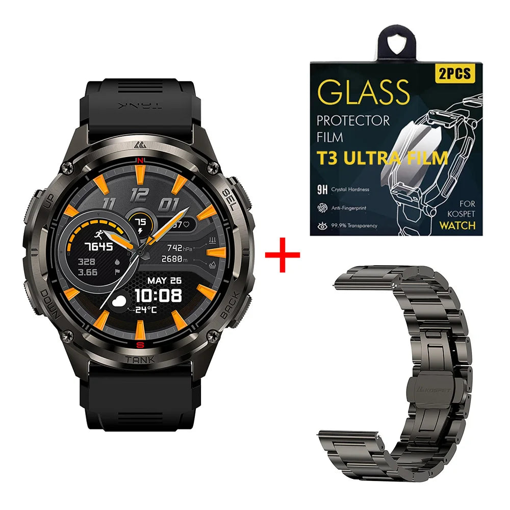 Meet the KOSPET TANK T3 Ultra 2 GPS Smart Watch, built for rugged performance, precise tracking, and everyday reliability.