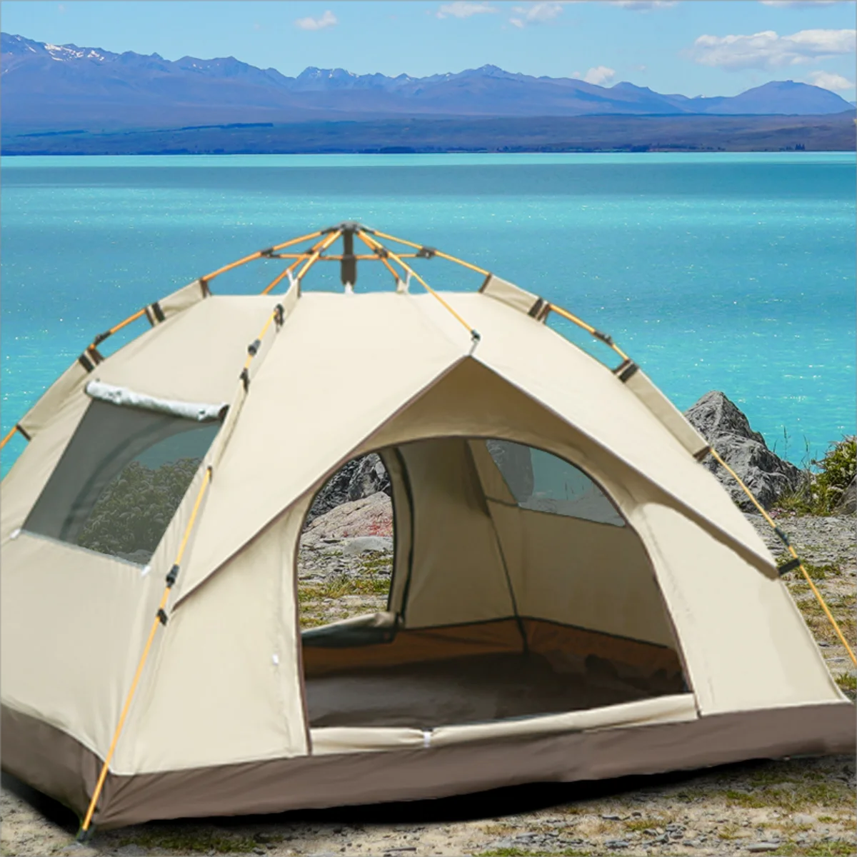 Discover dependable shelter on every adventure with the Pakicetus Outdoor Sunshade Camping Tent that you can deploy in moments for instant protection.