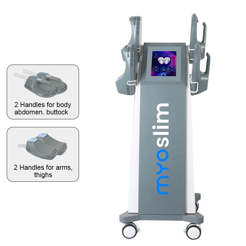 Unleash your best silhouette with the MYOSLIM EMS Body Slimming Machine and feel the difference in every session.
