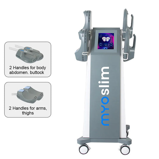 Unleash your best silhouette with the MYOSLIM EMS Body Slimming Machine and feel the difference in every session.
