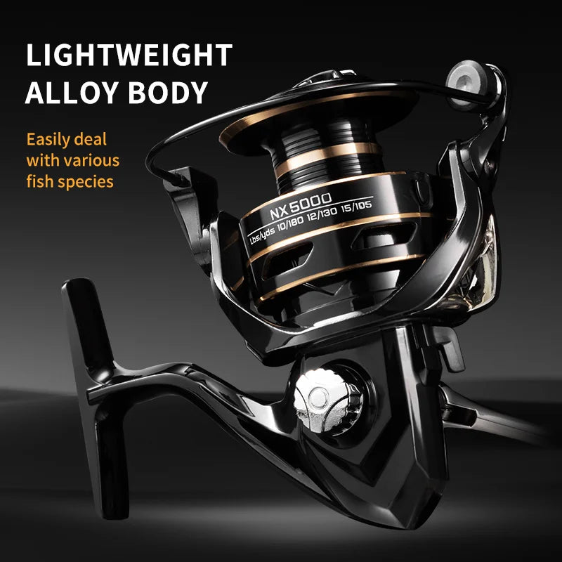 Experience smooth, powerful casting with the NX Spinning Reel from JBARZILLA, engineered to outperform on every salt and freshwater catch.