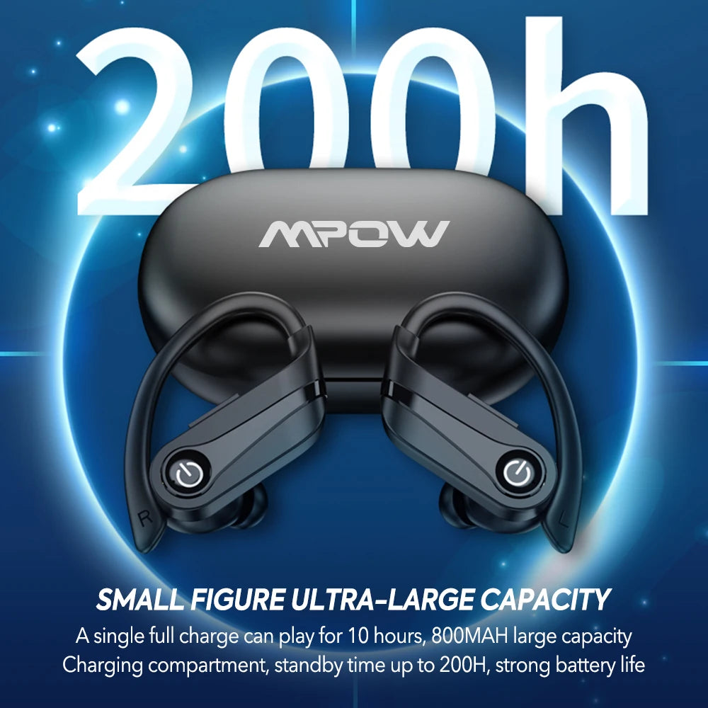 Experience peak performance with MPOW Q63 wireless earbuds, delivering reliable sound and all-day versatility for your workouts, anywhere.