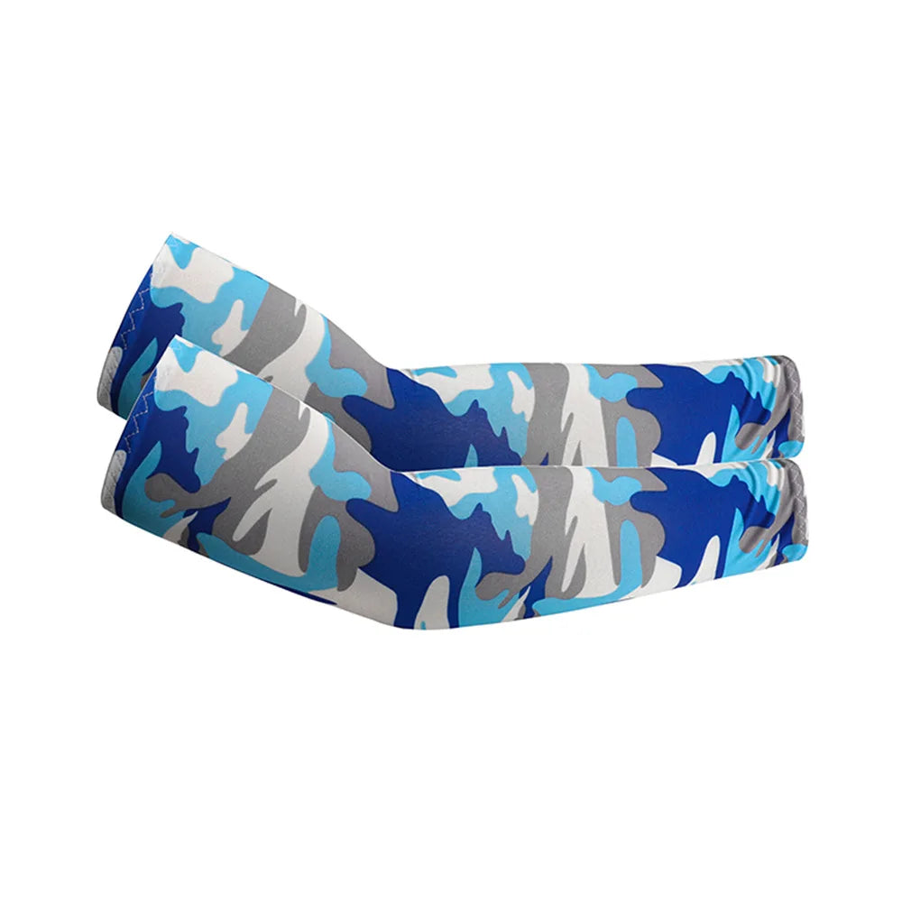 Stay cool and protected on every outdoor adventure with these unisex cooling arm sleeves that shield your skin from sun and UV rays.