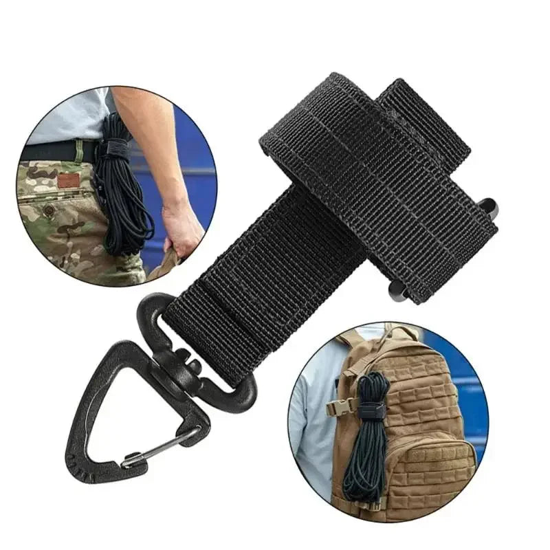 1/2/5/8PCs New Multi-purpose Tactical Gloves Buckle Glove Hook Military Fan Outdoor Climbing Rope Storage Adjust Camping Hanging