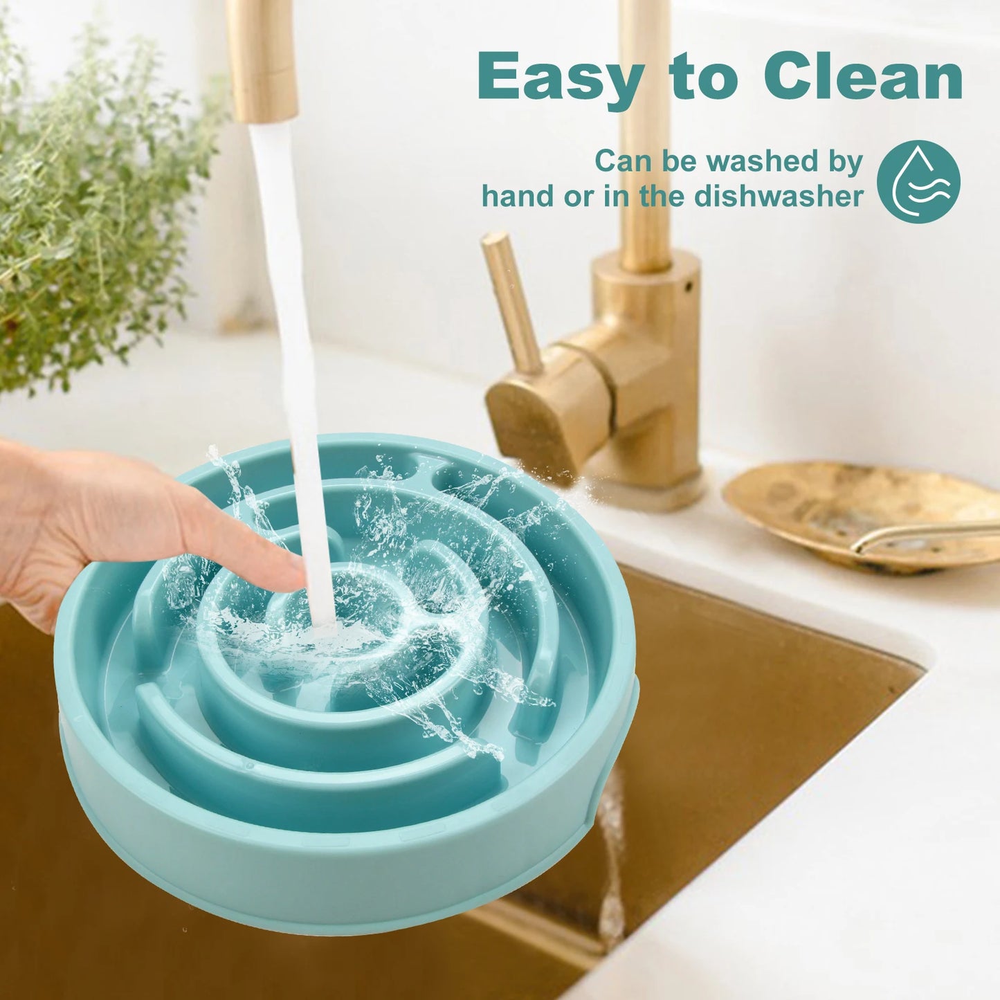 Turn every meal into a calmer, healthier routine with this Pet Dog Slow Feeder Bowl that makes dining a mindful challenge.