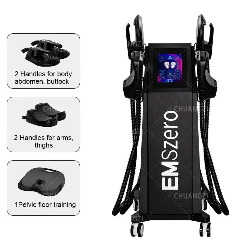 Transform your silhouette with the TAIXL EMSzero NEO 6500W RF system, delivering at home body sculpting and fat burning with professional precision.