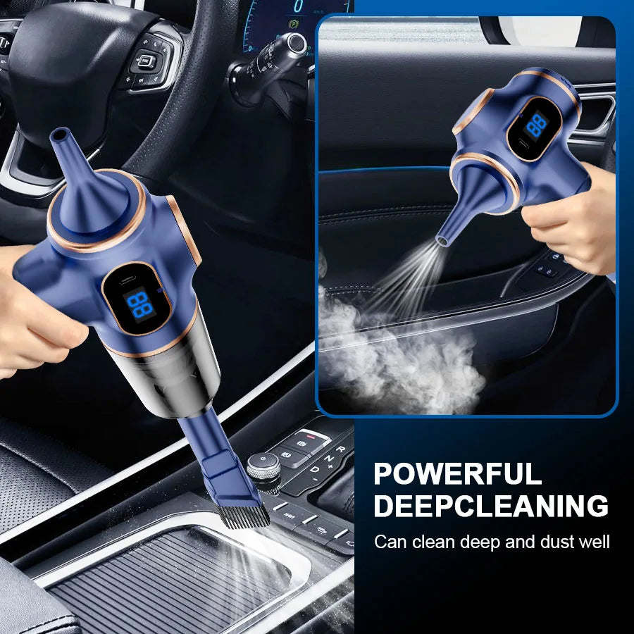 Let ABS empower your cleaning routine with this high power, cordless car vacuum that tackles dirt, crumbs, and pet hair anywhere, so your vehicle stays spotless.