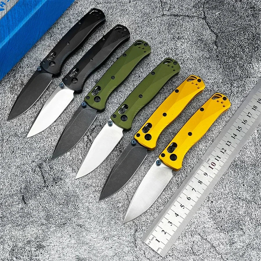 From the DIY Supplies line, the BM 533BK-2 Mini Bugout AXIS folding knife delivers rugged versatility, reliable performance, and compact practicality for outdoor adventures.