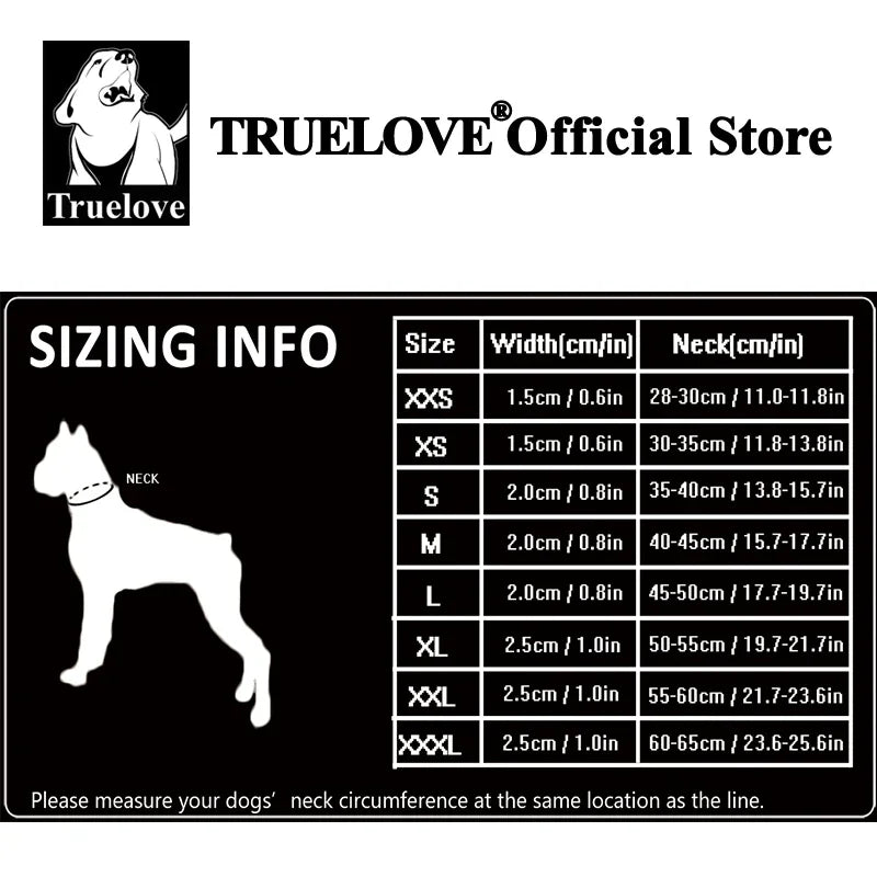TrueLove Nylon Adjustable Padded Reflective Dog And Cat Collar TLC5011