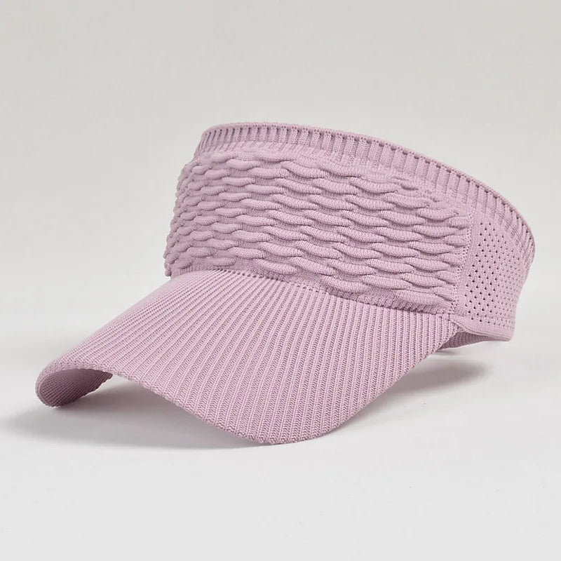 Outdoor Sport Tennis Golf Running Travel Beach Hat Women Anti-UV Sun Hat Breathable Adjustable Empty Top Visor Cap for Men