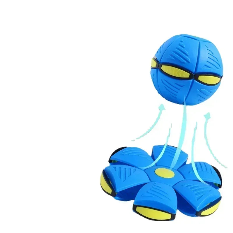 Unleash endless outdoor excitement with the Flying Saucer Ball, a durable UFO shaped dog toy that turns ordinary fetch into a thrilling energy burning adventure while promoting exercise, relaxation, and happy bonding during every outing.