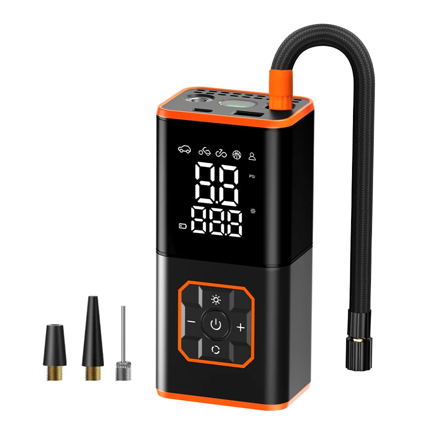 From High Concerned Chemical, this digital display portable tire inflator gives you precise pressure readouts, fast inflation, and USB freedom for cars, bikes, motorcycles, and your weekend inflatables.