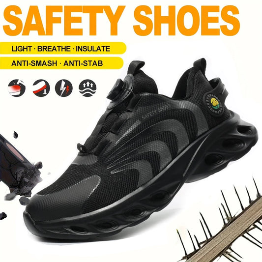 Experience effortless protection and all-day comfort with a lace-free design that lets you slip on quickly, stay secure, and adapt to demanding work environments.