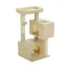 PEQULTICN Small Cat Tree With Three Levels Sisal Scratching Post