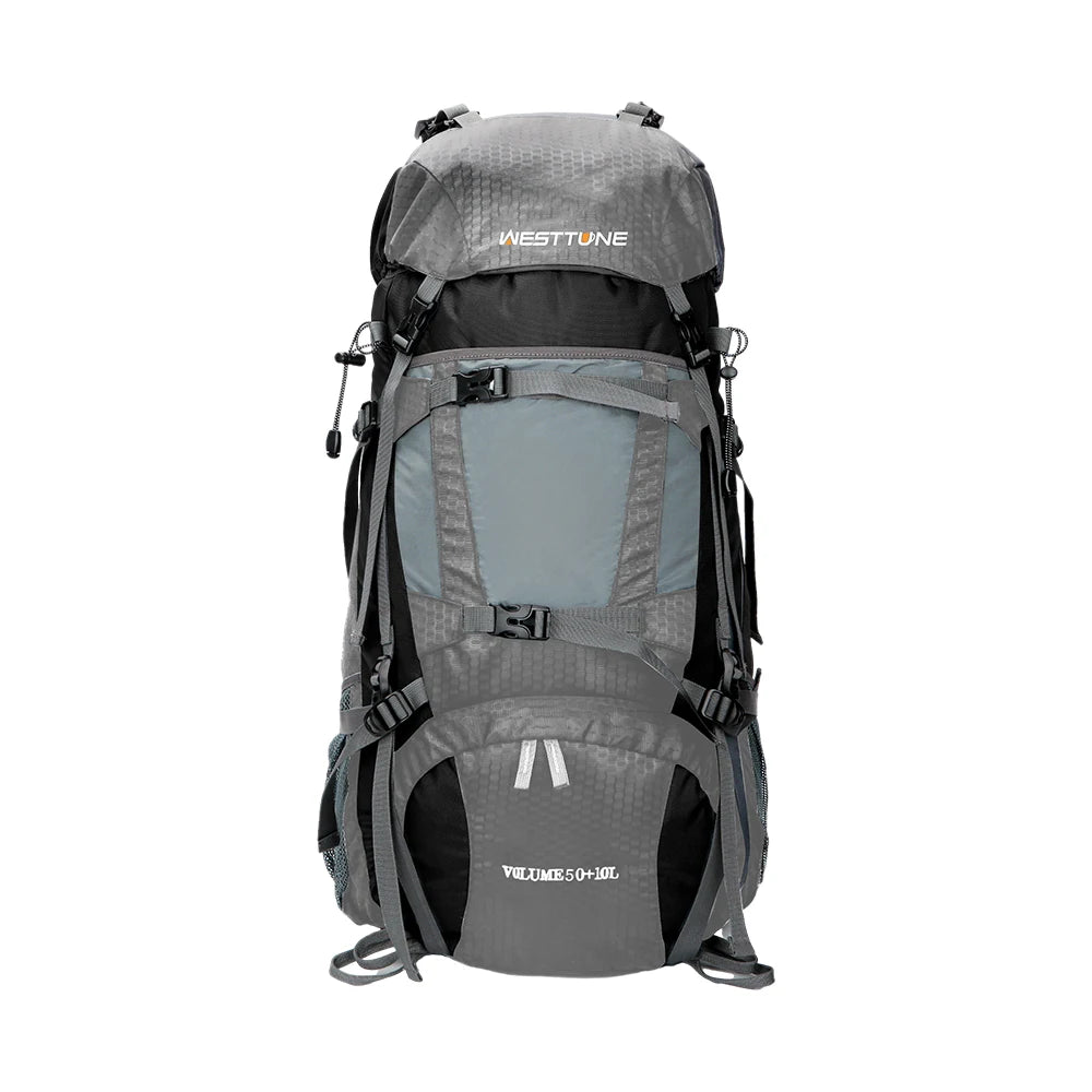 West Tune 60L Explorer Internal Frame Backpack Rain Cover
