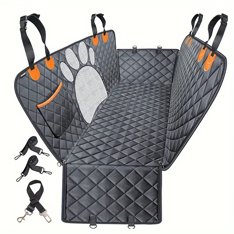 Dog Rear Seat Cover Hammock Heavy Duty Waterproof Non Slip Nylon