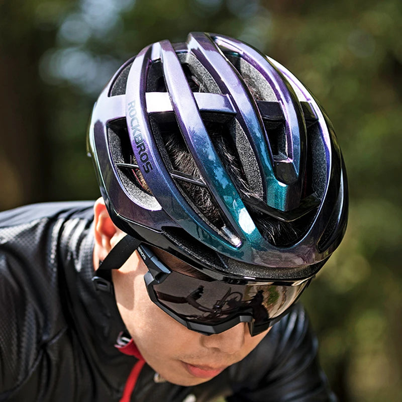 RockBros Breathable Ultralight Bicycle Helmet Integrally Molded Road Bike