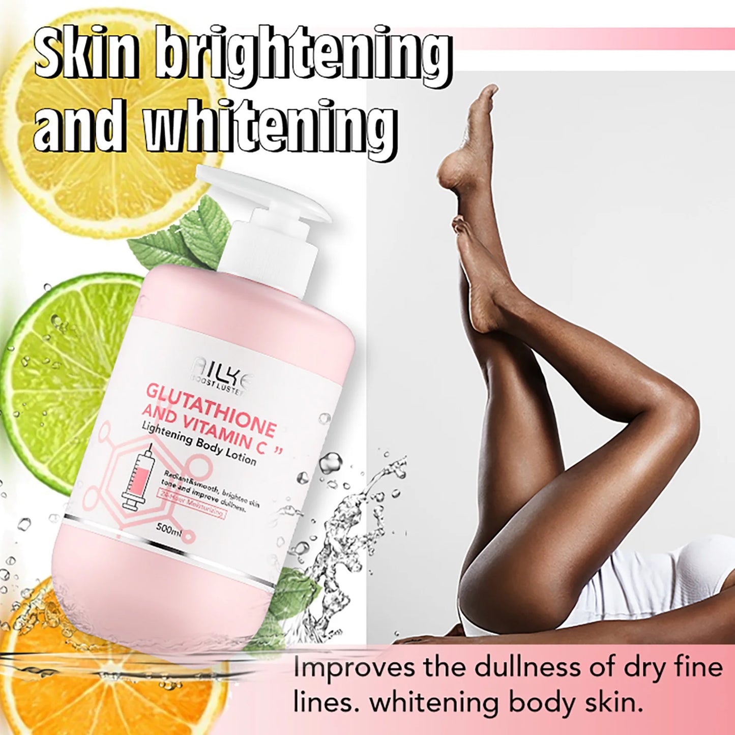 Reveal a brighter, smoother you with the AILKE Glutathione and Vitamin C Kit, a spa-inspired routine designed to brighten, hydrate, and protect your skin.