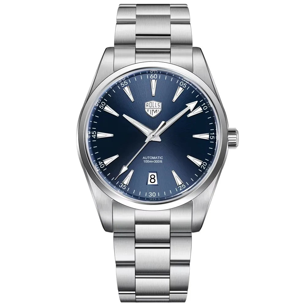 2026 New RollsTimi Men's Watches Top Luxury NH35 Mechanical Wristwatches Automatic Watch For Men AR Sapphire Waterproof Sports