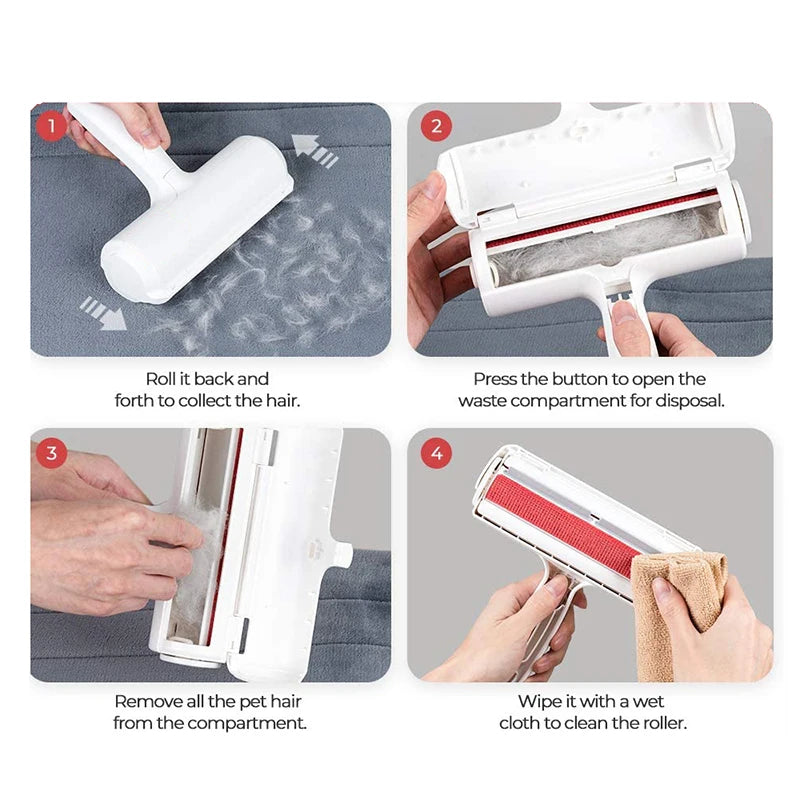 Tackle pet fur fast with our Pet Hair Remover Roller—powerful, reusable, and designed to tackle fur on every surface.