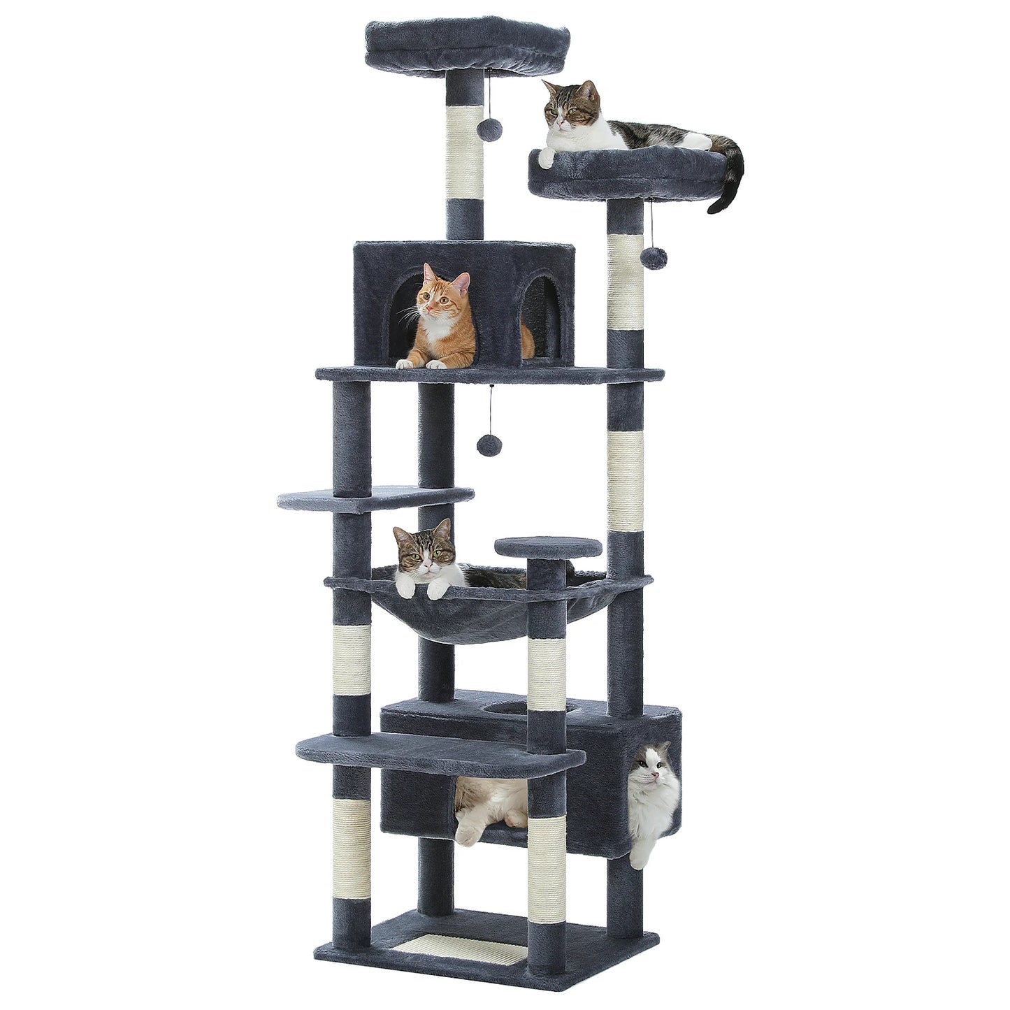 PAWZ Road presents a large cat tree and tower that turns indoor play into a vertical adventure for your cat.