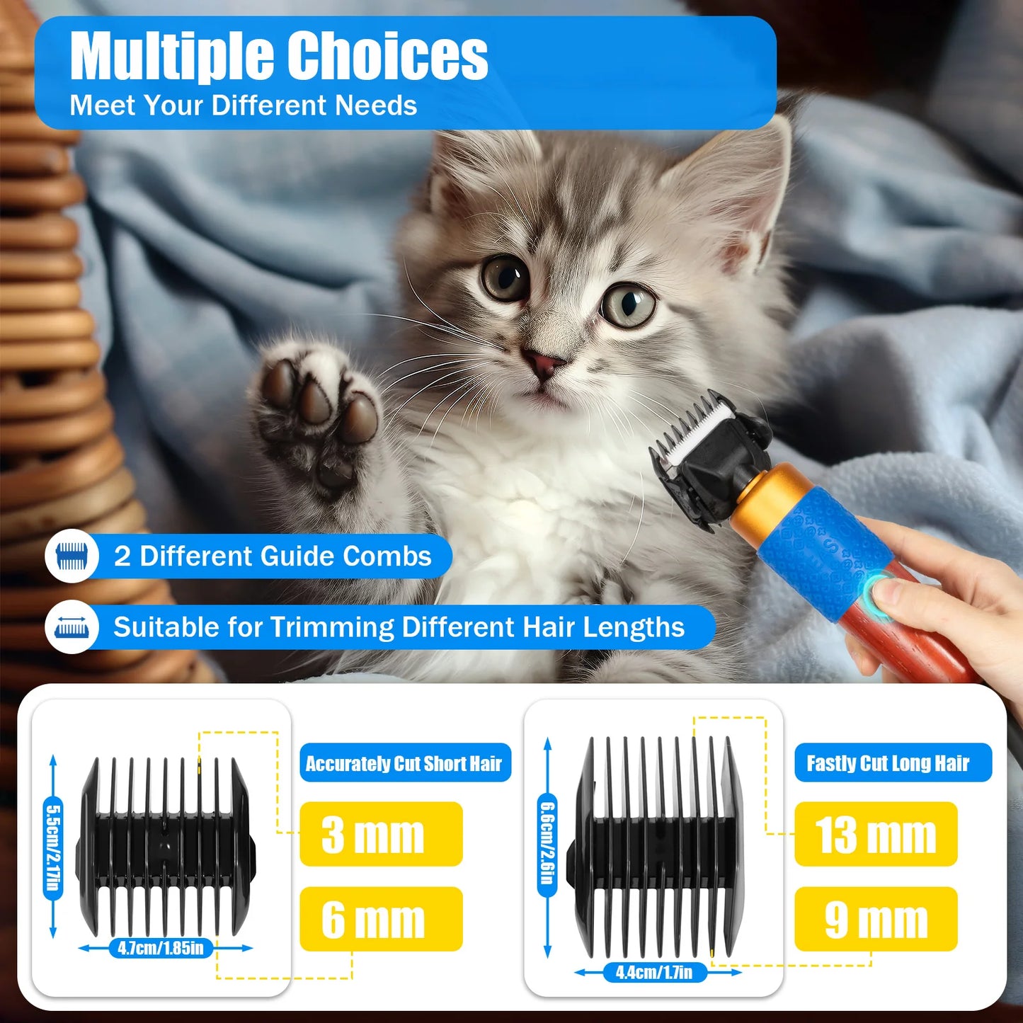 Effortless, professional grooming for every animal starts with these rugged electric fur shears, helping you achieve quiet power, reliable cuts, and comfortable operation for long sessions.