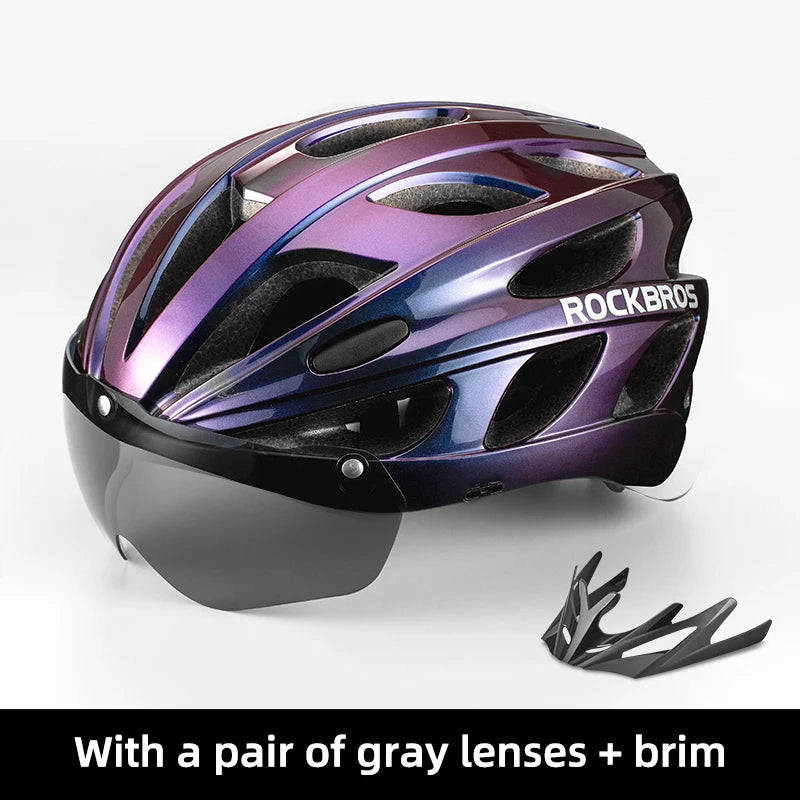 Ride with confidence and comfort with the ROCKBROS bike helmet, engineered for serious protection on road and trail.