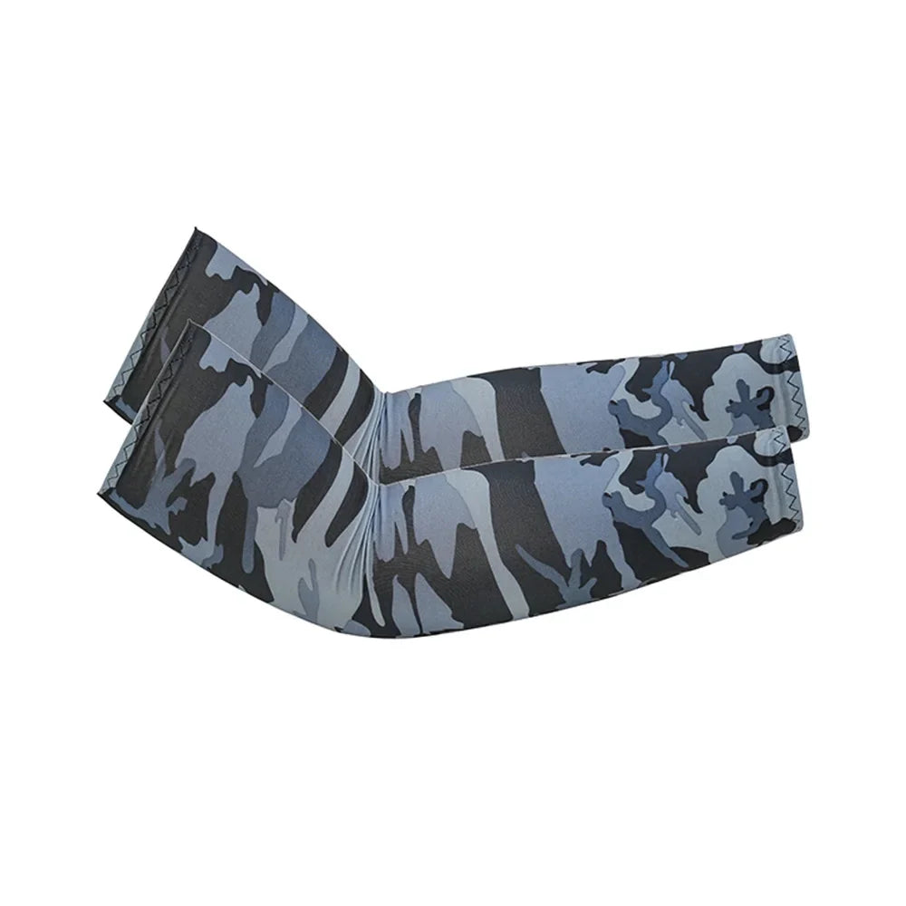 Stay cool and protected on every outdoor adventure with these unisex cooling arm sleeves that shield your skin from sun and UV rays.