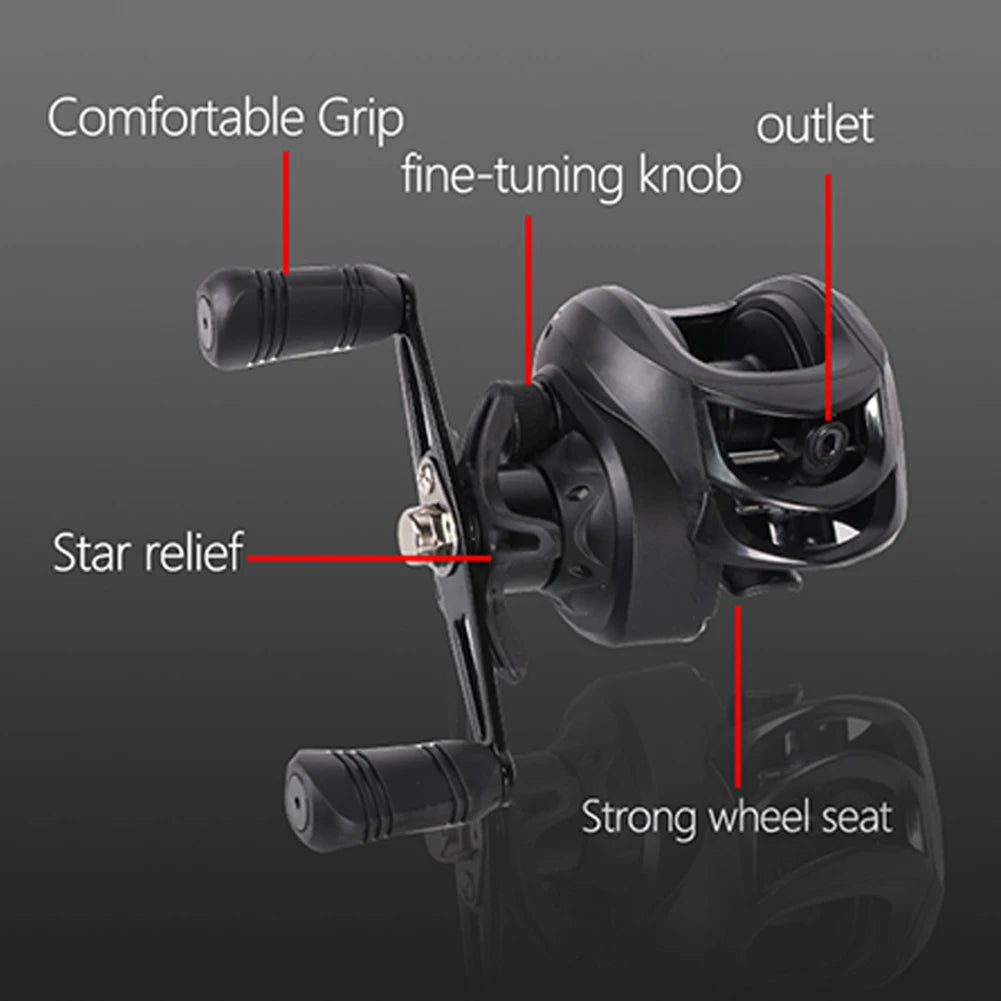 APWIKOGER Baitcasting Reel delivers precise casting and reliable control for saltwater and freshwater pursuits.
