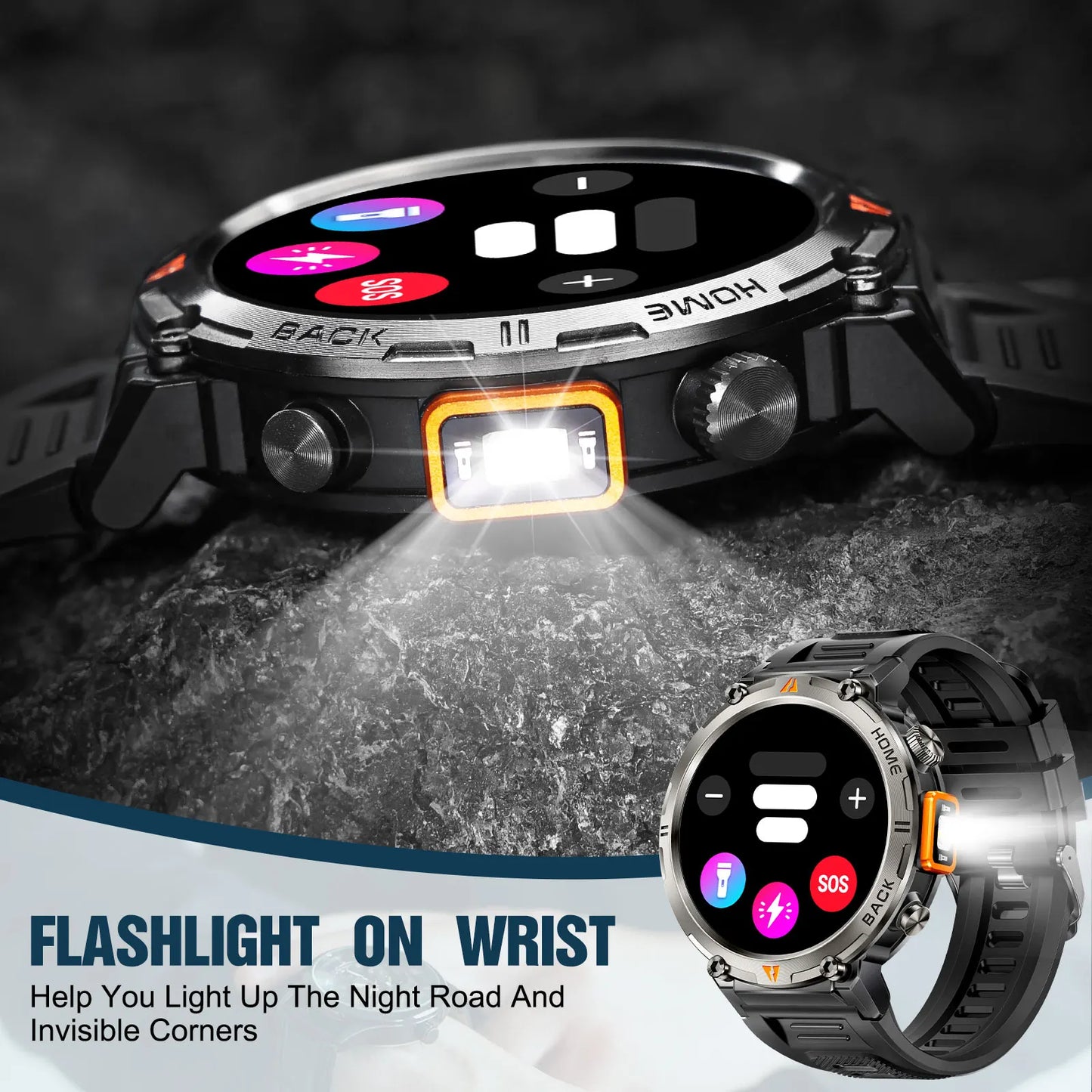 EIGIIS KE3 2025 Bluetooth Call Smartwatch For Men Touch Screen Health Monitor