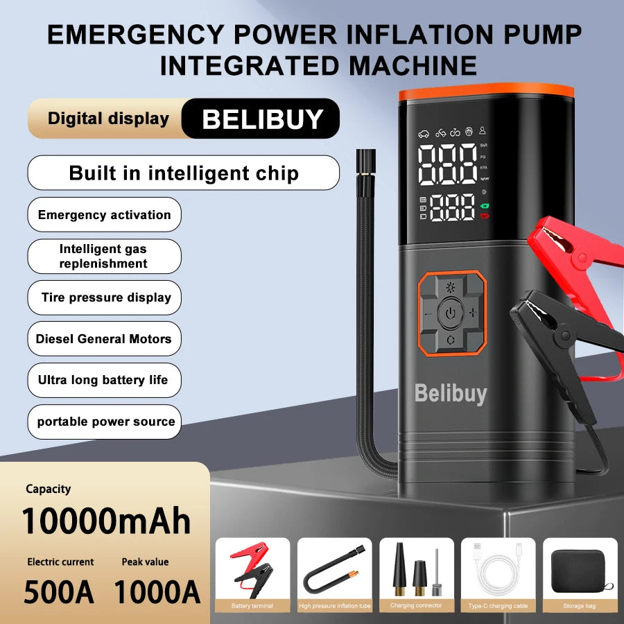From High Concerned Chemical, this digital display portable tire inflator gives you precise pressure readouts, fast inflation, and USB freedom for cars, bikes, motorcycles, and your weekend inflatables.