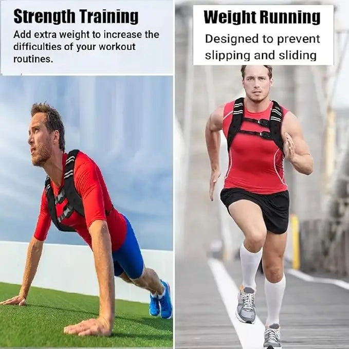Elevate every workout with NONECN Weighted Vest, delivering comfortable resistance for your cardio, your strength training, interval sessions, and everyday conditioning.
