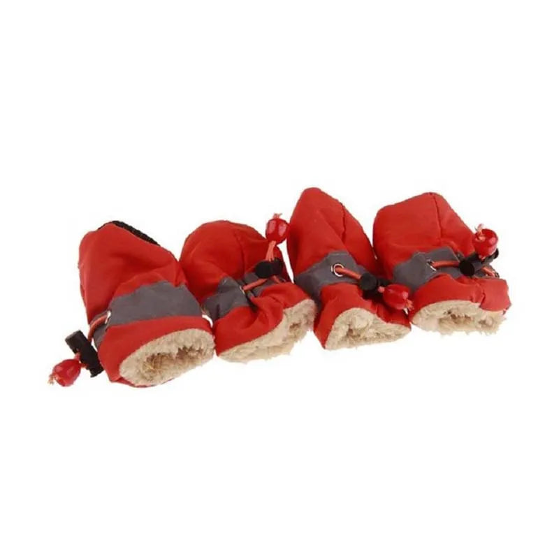 Antiskid Puppy Shoes Waterproof Winter Soft Sole Pet Shoes For Small Dogs