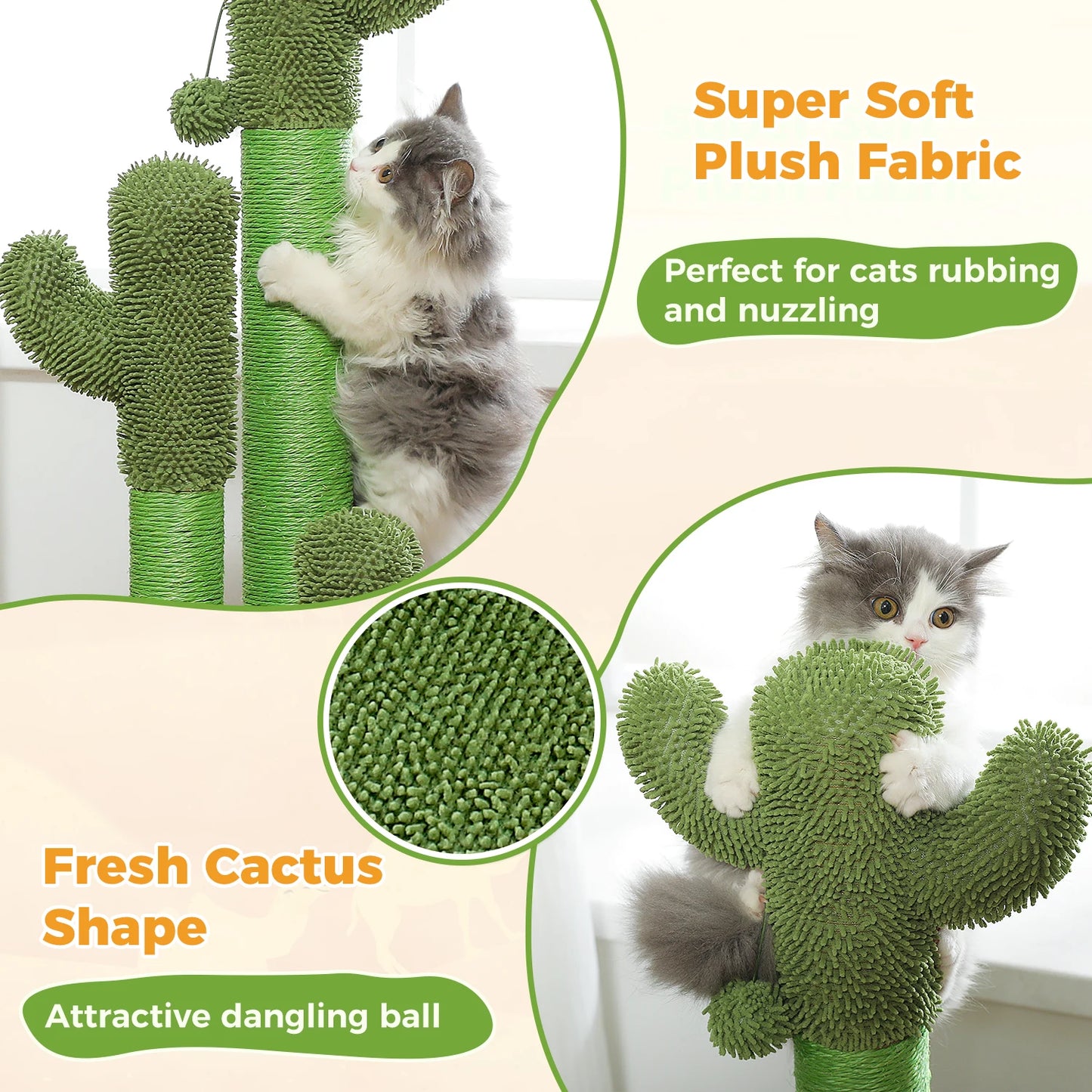 From PAWZ Road, this cactus cat scratching post offers your indoor cat a stylish, sturdy outlet for claws, exploration, and everyday fun that lasts.